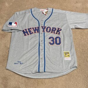 Nolan Ryan New York Mets Jersey Mens XL NWT 1969 Road Gray